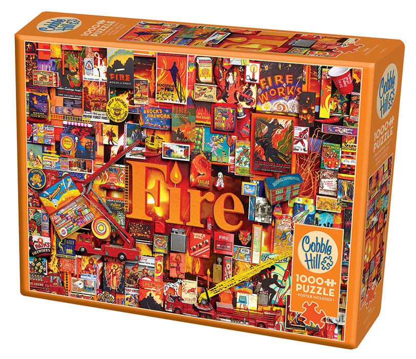 Fire by Shelley Davies | Discontinued 1000 Piece (Old Big Box)