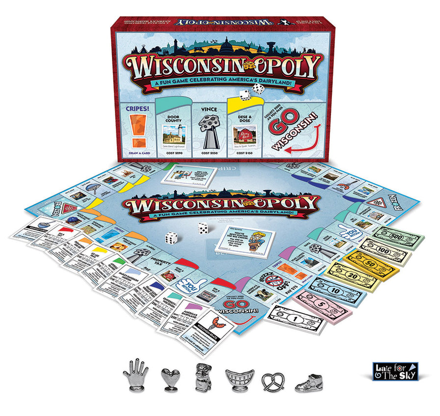 WisconsinOpoly Board Game — USA Cobble Hill Puzzles