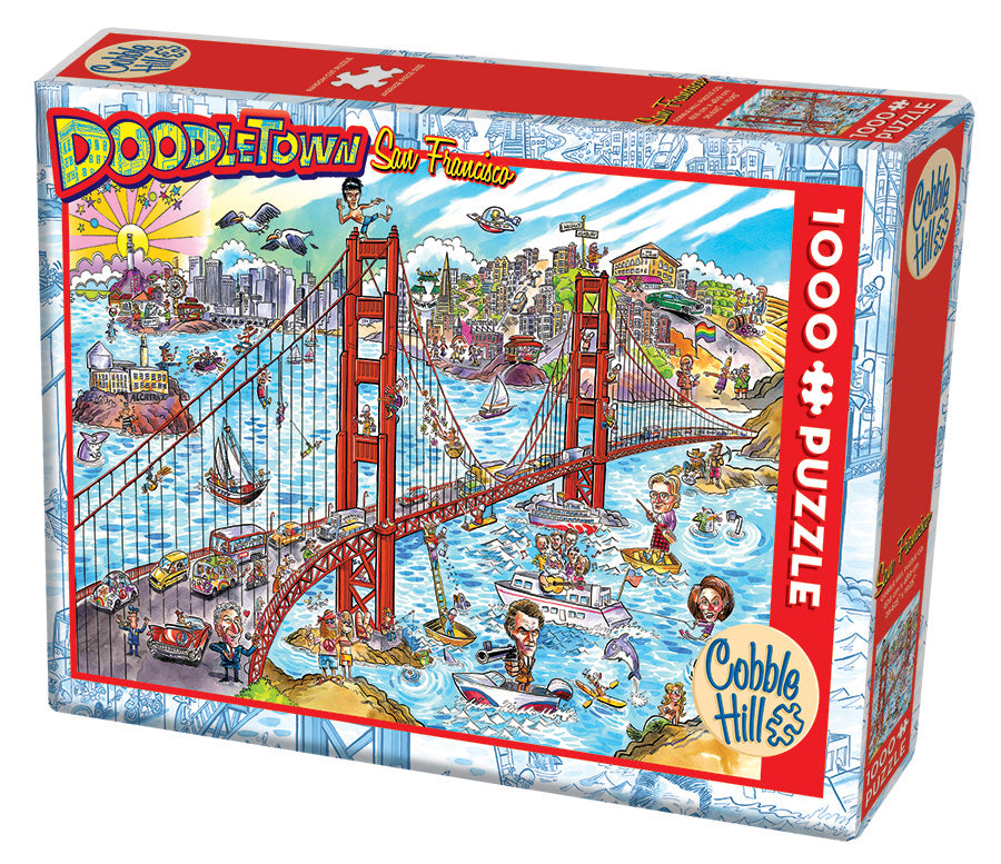 DoodleTown: San Francisco | Discontinued 1000 Piece (Old Big Box