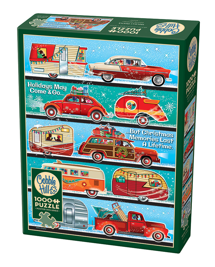 Holiday Hustle | 1000 Piece - Cobble Hill Puzzles — USA Cobble