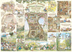 Brambly Hedge Spring Story image with tree and mouse collage