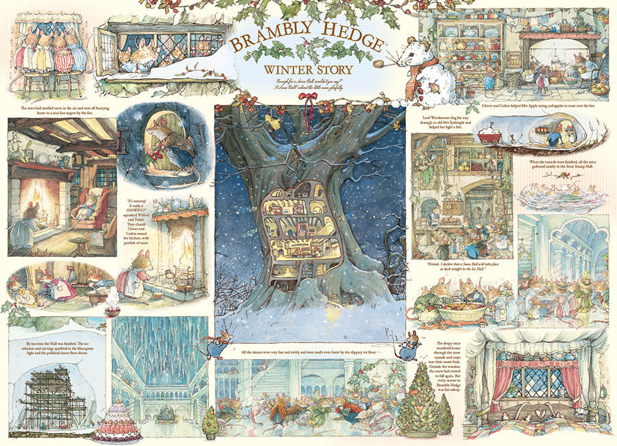 Brambly Hedge Winter Story 1000 piece jigsaw, 40018