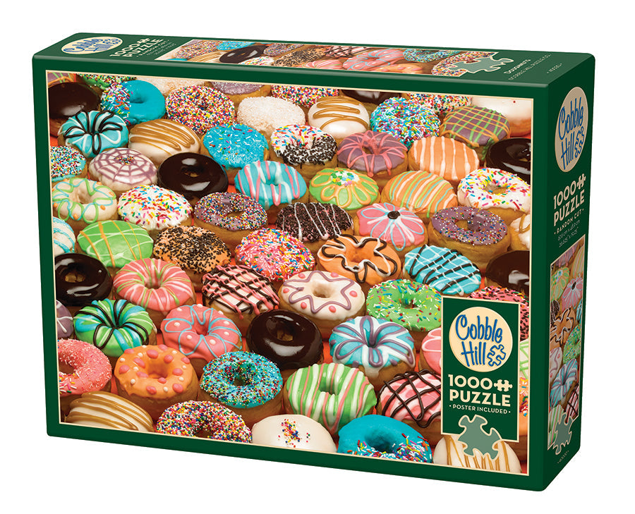 Puzzle Cobble Hill 1000 Pezzi - Colazione Con Dolci - Poster Incluso, Fatto In USA - 5