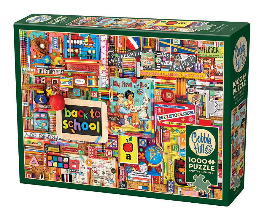 Back to School | 1000 Piece - Cobble Hill Puzzles — USA Cobble