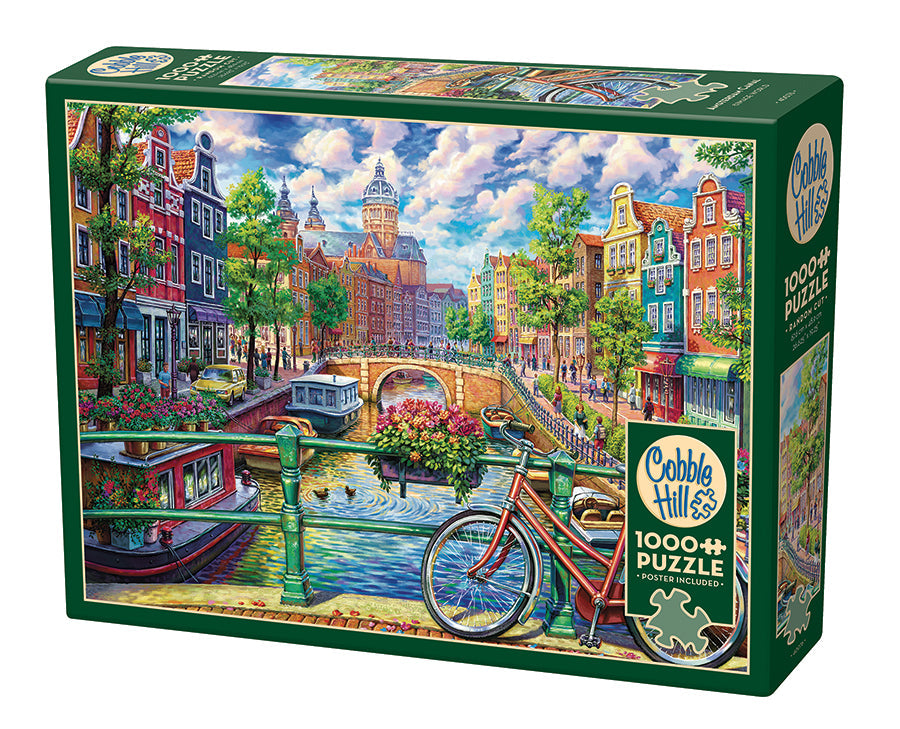 Amsterdam Canal | 1000 Piece - Cobble Hill Puzzles — USA Cobble
