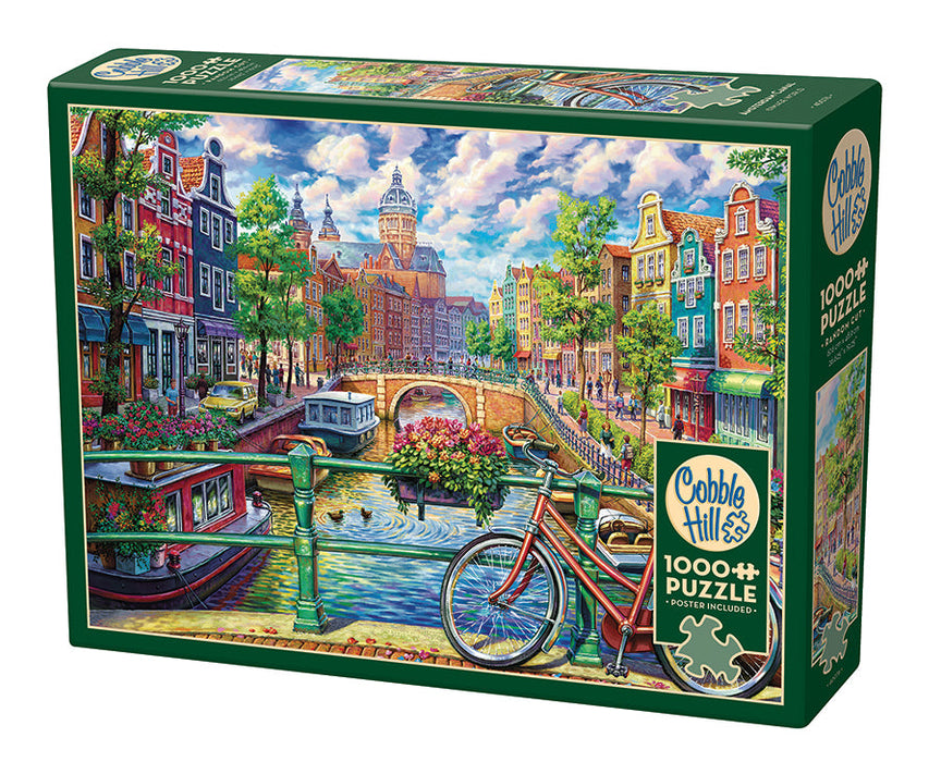 Canal de Ámsterdam | 1000 piezas