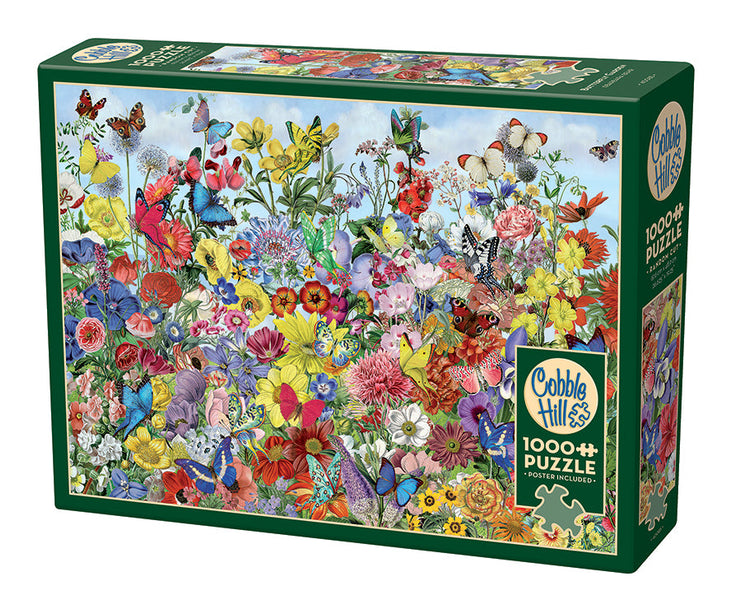 Butterfly Garden | 1000 Piece - Cobble Hill Puzzles — USA Cobble