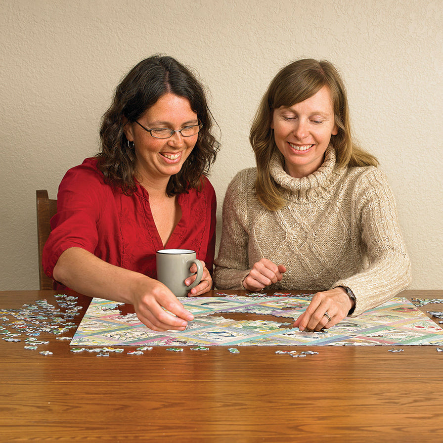 Country Diary Quilt | 1000 Piece - Cobble Hill Puzzles — USA Cobble ...