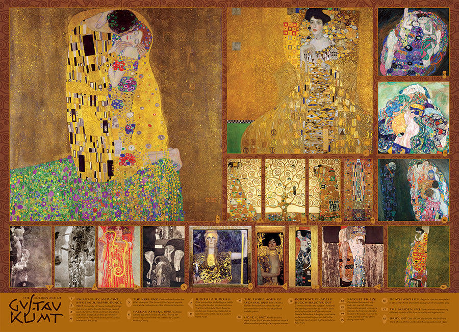 La edad de oro de Klimt | 1000 piezas
