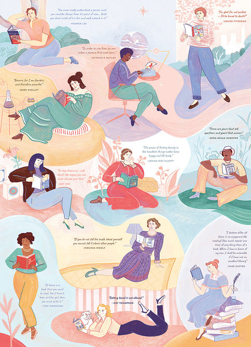 Mujeres Literarias | 1000 piezas
