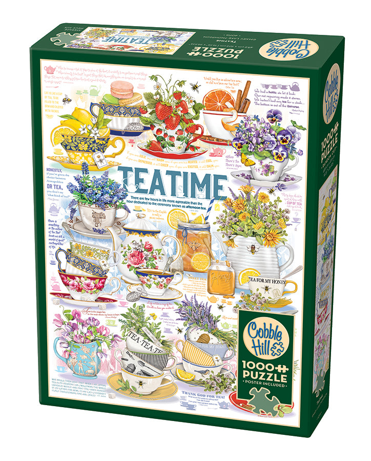 Tea Time | 1000 Piece - Cobble Hill Puzzles — USA Cobble Hill Puzzles