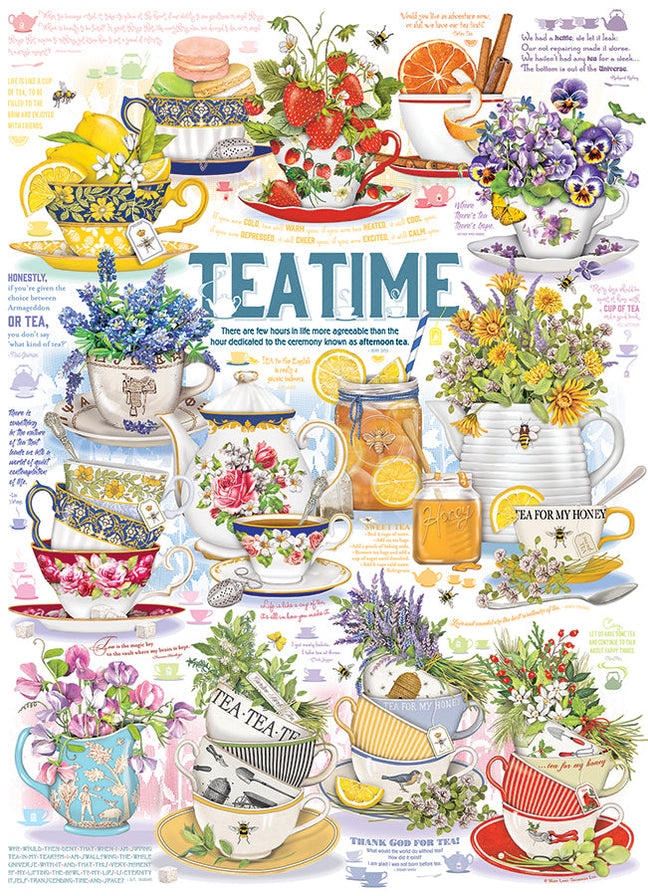 Tea Time | 1000 Piece - Cobble Hill Puzzles — USA Cobble Hill Puzzles