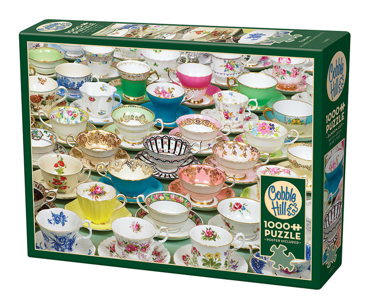 Teacups | 1000 Piece - Cobble Hill Puzzles — USA Cobble Hill Puzzles