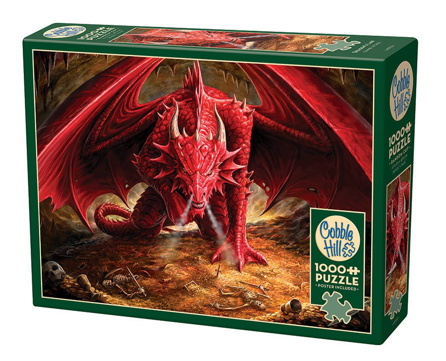 Puzzle AD&D The Art Of TSR - Book Of Lairs Complet (1000 Pièces) - Jeu De Rôle