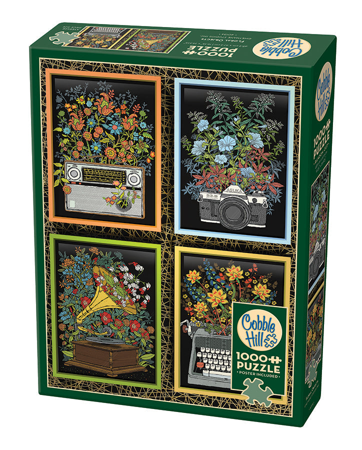 Floral Objects | 1000 Piece - Cobble Hill Puzzles — USA Cobble