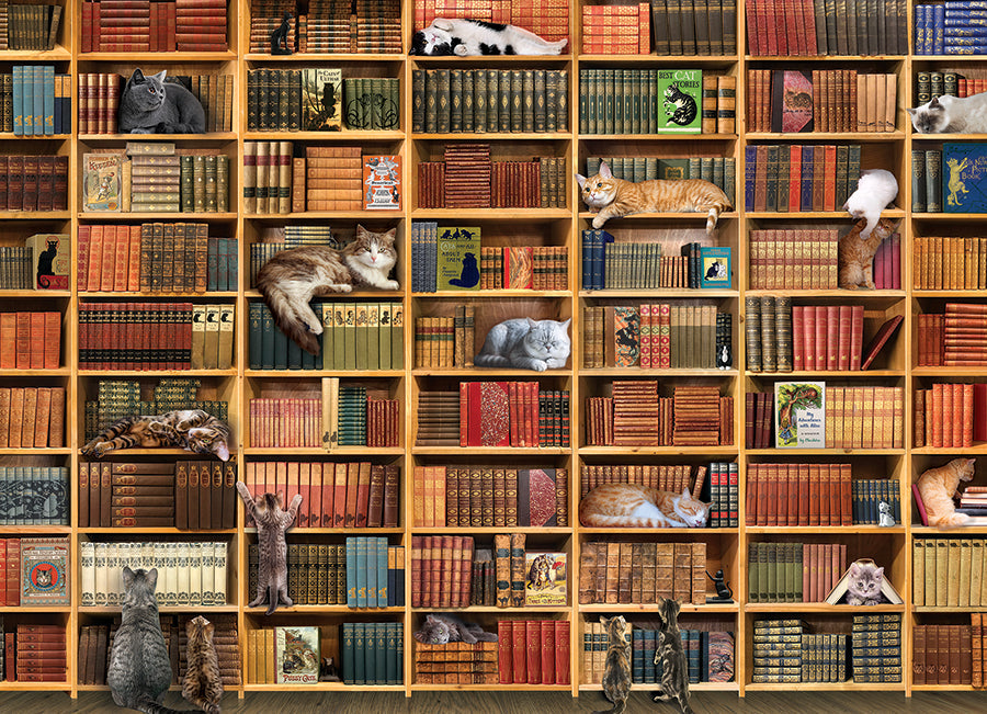 La biblioteca de gatos | 1000 piezas