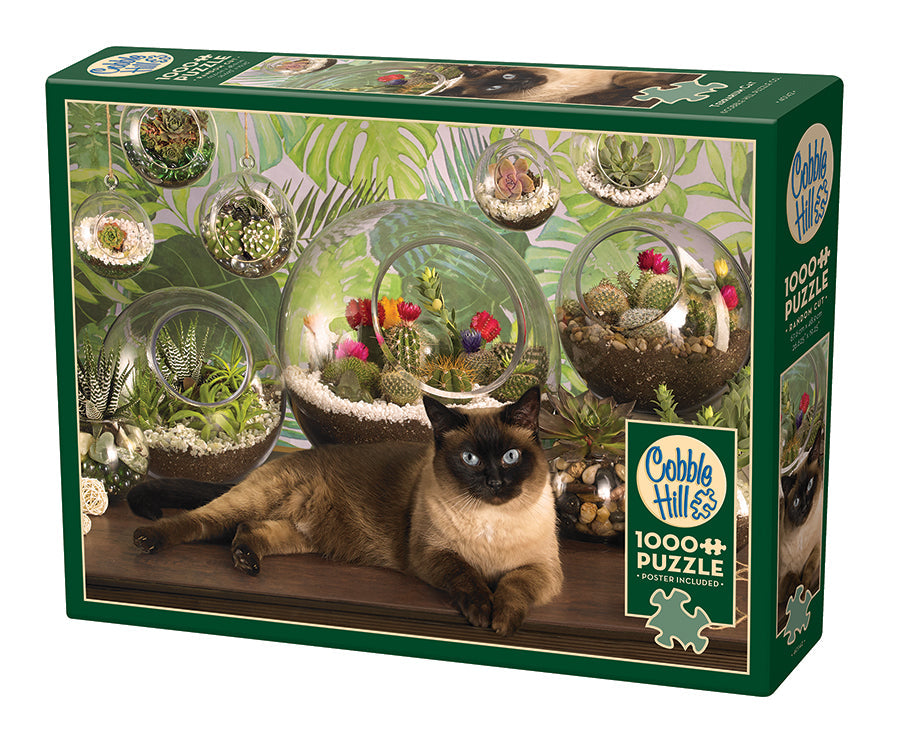 Terrarium Cat | 1000 Piece - Cobble Hill Puzzles — USA Cobble Hill
