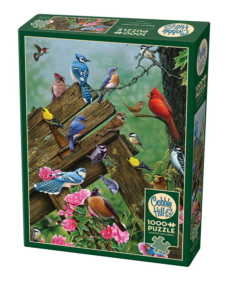Birds of the Forest | 1000 Piece - Cobble Hill Puzzles — USA