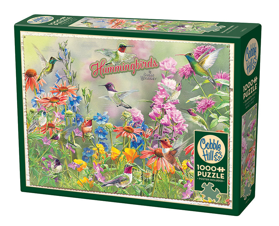 Hummingbirds 1000 Piece Cobble Hill Puzzles — USA Cobble Hill Puzzles