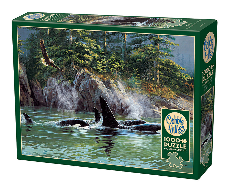 Orcas | 1000 Piece - Cobble Hill Puzzles — USA Cobble Hill Puzzles