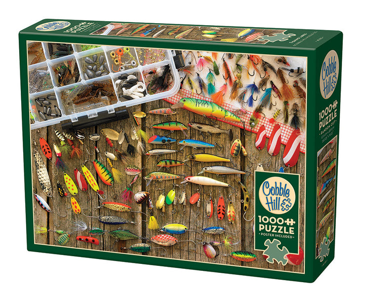 1000 fish lures Cobble Hill Puzzle - 1000 Piece