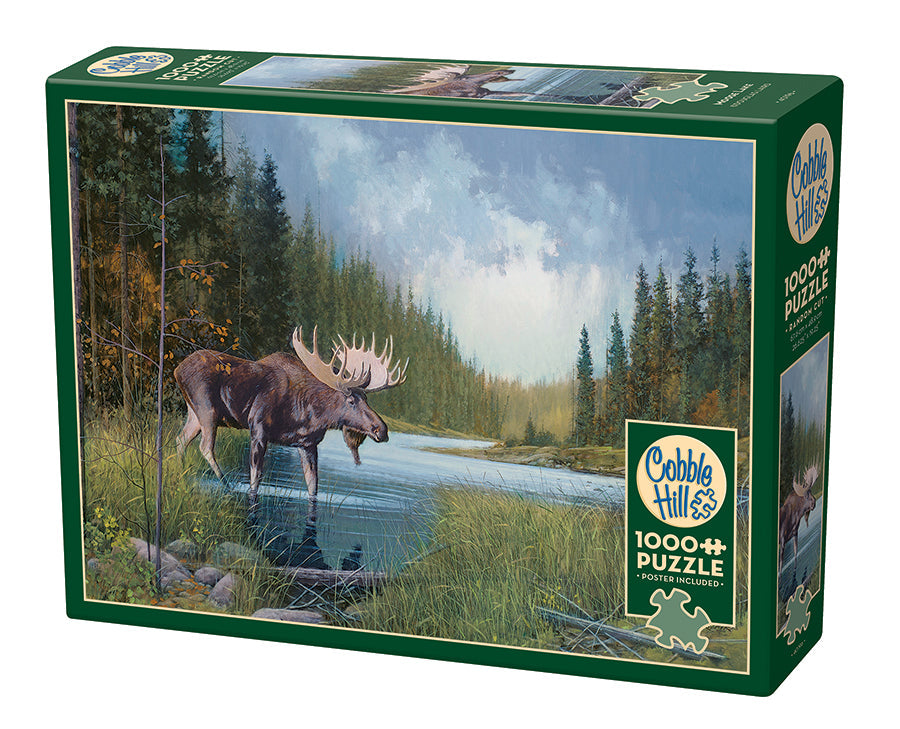 Moose Lake 1000 piece jigsaw| 40196 |Cobble Hill Puzzles Official Website —  USA Cobble Hill Puzzles