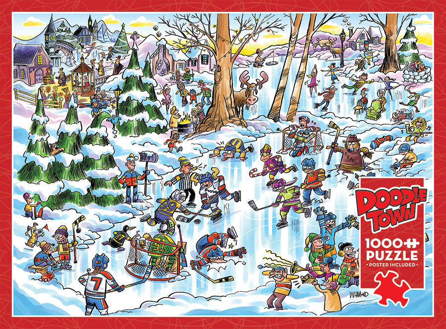 Cobblehill Puzzle 1000 Teile – „DoodleTown: San Francisco“ Für Die Ganze Familie