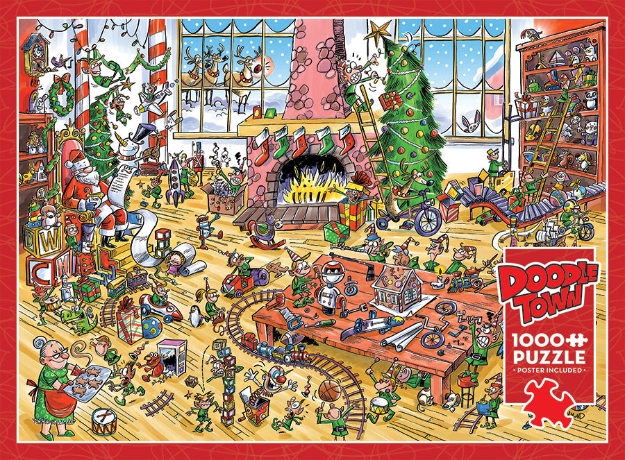 Replacing missing pieces in 1000 piece elf jigsaw puzzle Replacing missing pieces in 1000 piece elf jigsaw puzzle