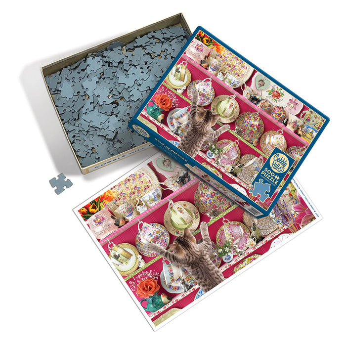 High Tea Puzzle High Tea High Jinks | 500 Piece - Cobble Hill Puzzles — USA Cobble Hill ...