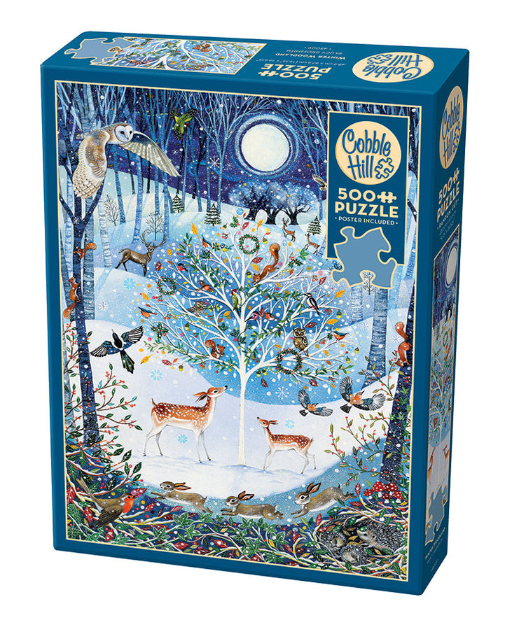 Cobble Hill 85031 Fallen Willow Snowy Owl Puzzle - 1000 Piece Nature Jigsaw For Adults & Families - View #7