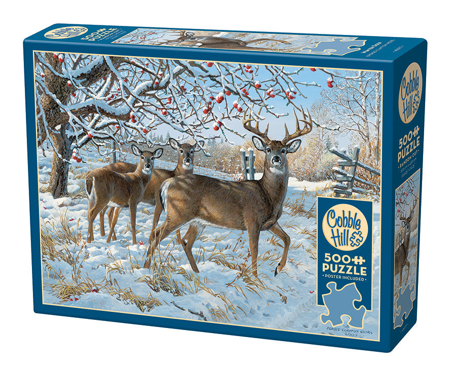 Winter Deer | 500 Piece - Cobble Hill Puzzles — USA Cobble Hill