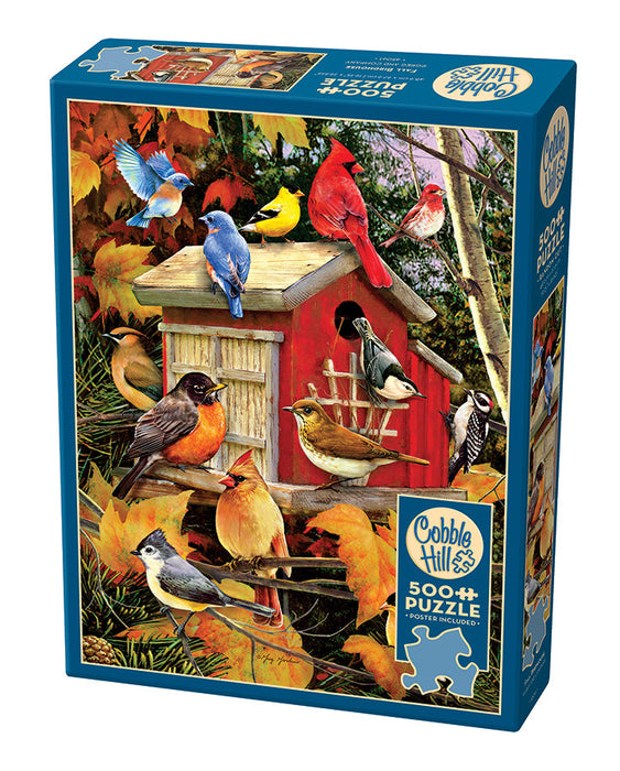 Fall Birdhouse | 500 Piece