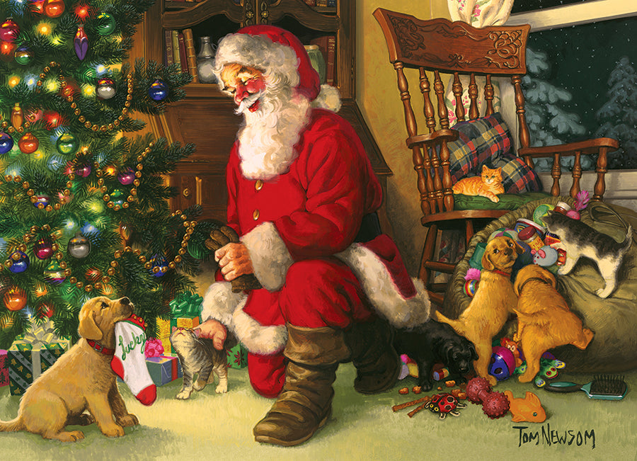 Calcetín de la suerte de Papá Noel (Familia) | Piezas familiares 350