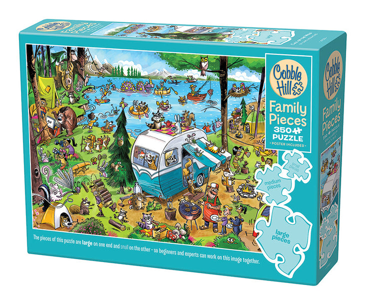 Cobble Hill Family Pieces 350 Puzzle - Bem-vindo À Fazenda | Frete grátis