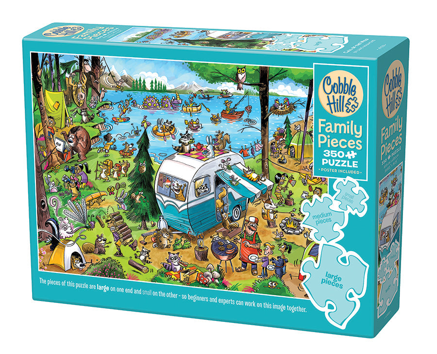 Call of the Herd 4枚セット Call of the Wild | Family Pieces 350 - Cobble Hill Puzzles — USA