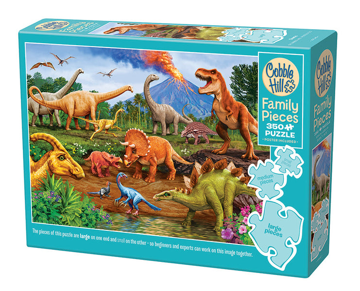 Dinos | Family Pieces 350 - Cobble Hill Puzzles — USA Cobble Hill