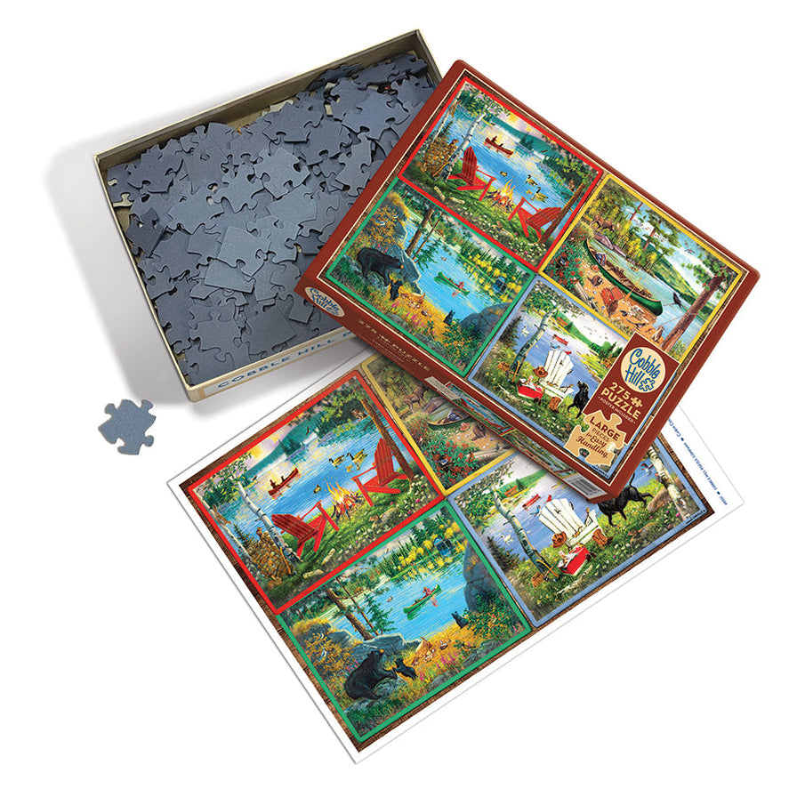 Cabin Country | Easy Handling 275 Piece - Cobble Hill Puzzles — USA ...