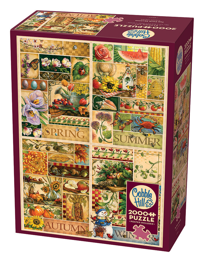 【唯一無二の作品】four seasons The Four Seasons | 2000 Piece - Cobble Hill Puzzles — USA Cobble