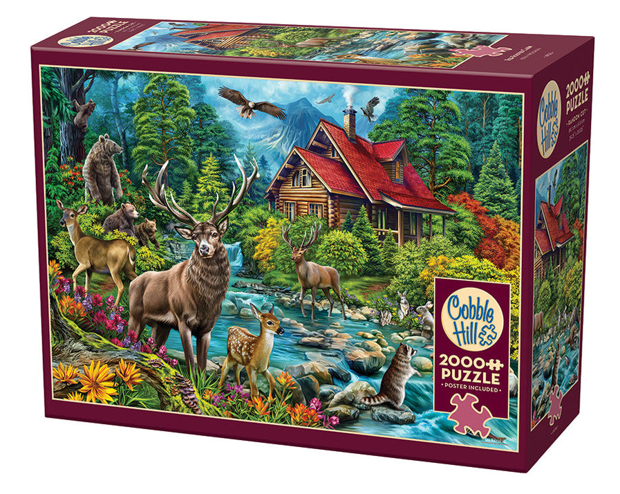Cobble Hill 80146 Red Puzzles - Nostalgic Jigsaw Puzzle Collection