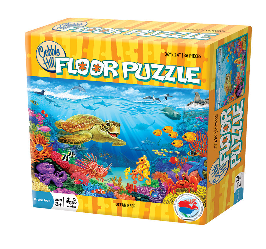 Ocean Reef | Floor 36pc - Cobble Hill Puzzles — USA Cobble Hill