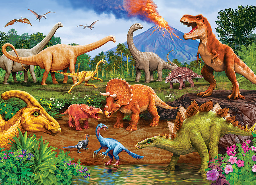 Triceratops & Friends (tray) | 35 Piece Tray